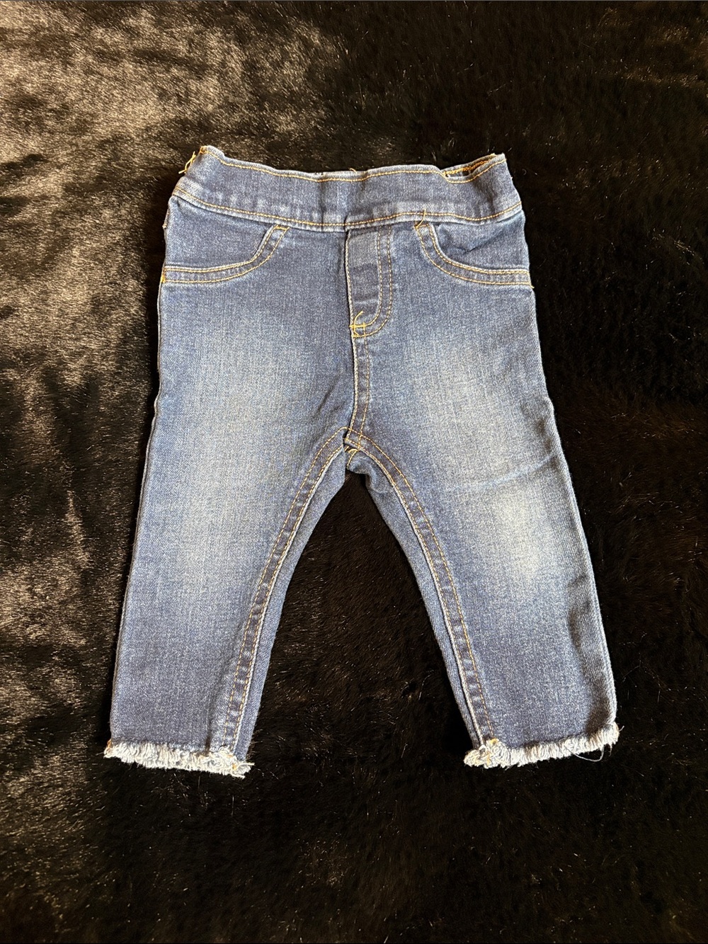 Garanimals Denim Skinny Jeans in Blue with Frayed Hem